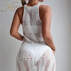 bodycon crocheted dresses